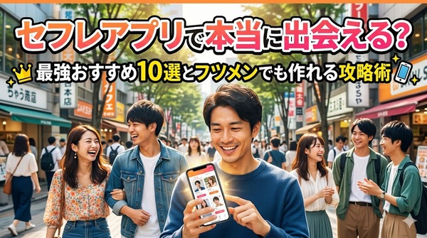 セフレアプリで本当に出会える？最強おすすめ10選とフツメンでも作れる攻略術